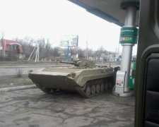 В "ЛДНР" привезли нові танки з Росії(фото)