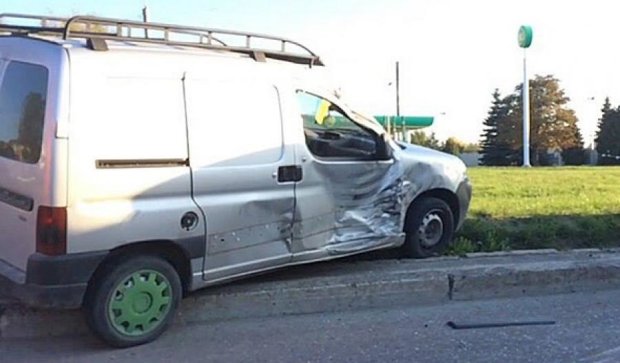 Два грузовика столкнулись во Львове (фото)