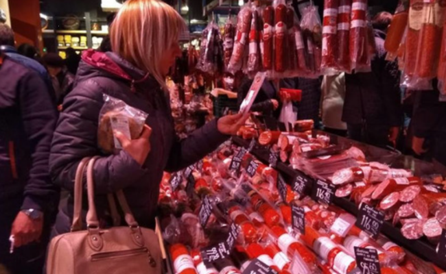 Цены на колбасу, скриншот: YouTube