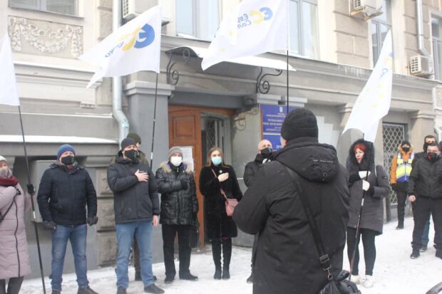 Акція протесту в Харкові, фото: Facebook європейська солідарність-Харківщина