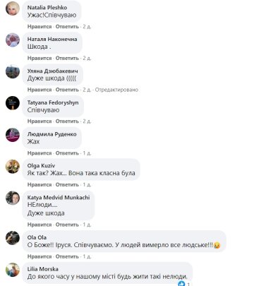 Комментарии к публікування Ірини Білитюк: Facebook