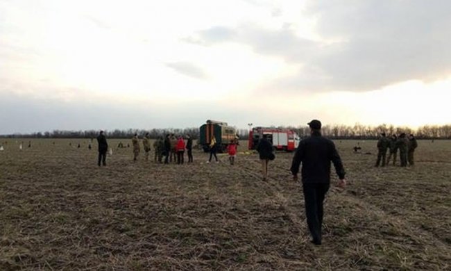 З'явилося відео з місця аварії вертольота Мі-2