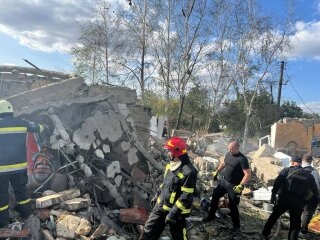 Удар оккупантов по магазину на Харьковщине. Фото: telegram/synegubov