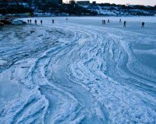 Море испарилось: украинцы засняли уникальное явление