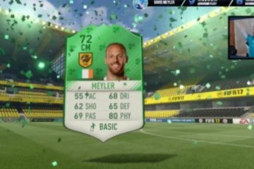 Футболист вытащил карточку со своим именем в игре FIFA 17