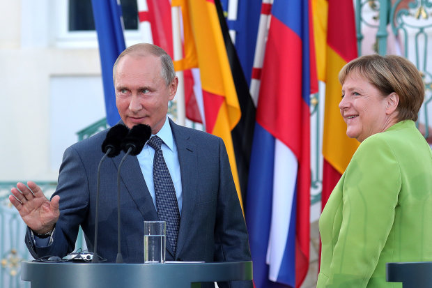 Ангела Меркель і Путін