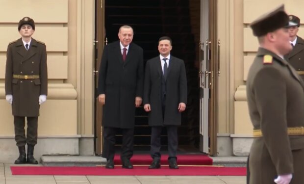 Встреча Зеленского и Эрдогана, скриншот: ОП