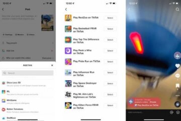 Тепер у TikTok можна грати в 9 ігор: скрін