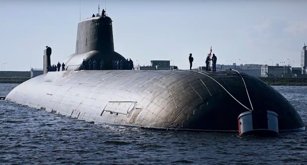 Российская атомная подводная лодка, скриншот: Youtube