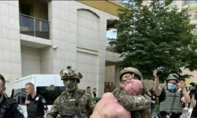 Голосеевский стрелок. Фото: Страна.ua