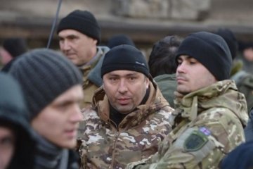 Бійці АТО приєдналися до мітингуючих водіїв маршруток