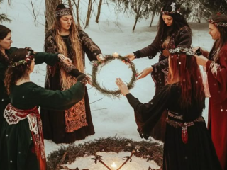 Зимове сонцестояння, ритуали, зображення з вільних джерел