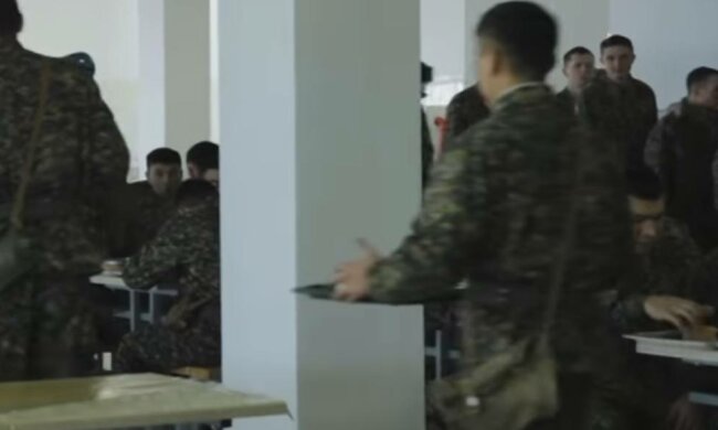 Военная столовая, фото: скриншот из видео