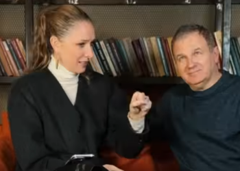 Катя Осадчая и Юрий Горбунов, кадр из видео