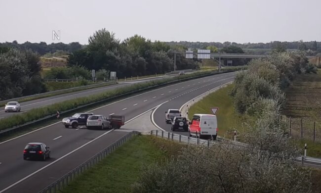 ДТП на трасі, скріншот