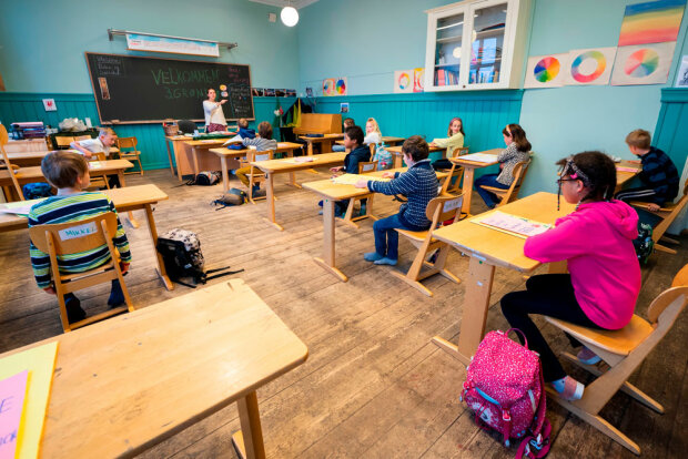 учні третього класу в школі Nordstrand Steinerskole в Осло, фото: CNN