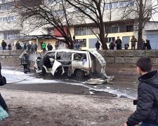 У Харкові підірвали авто комбата «Слобожанщини»