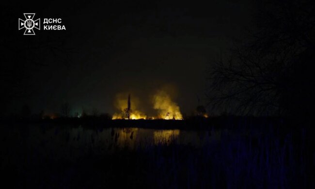 пожар на Осокорках