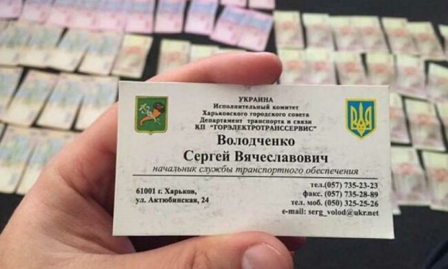 Харьковского чиновника поймали на взятке в 250 тысяч гривен (фото)