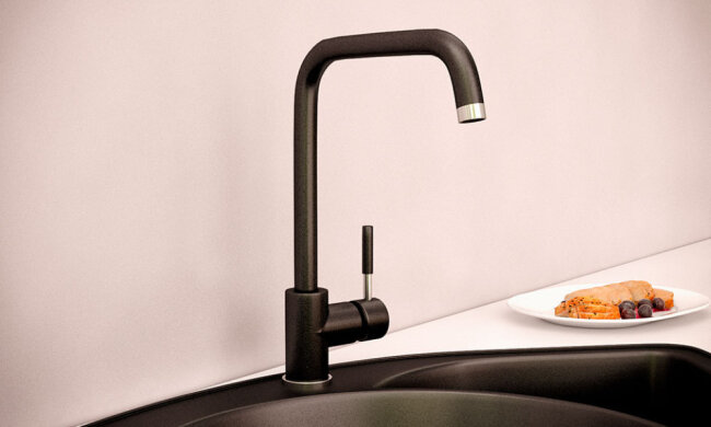 Черный кран: фото из свободных источников