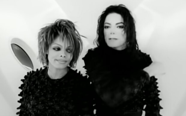Джанет и Майкл Джексон, кадр из клипа на песню "Scream"