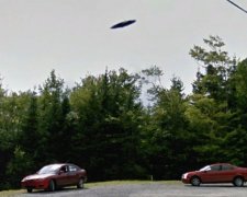 На знімку Google Earth виявили НЛО