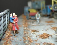 Умілець створив детальний макет ремонтних робіт в СРСР (ФОТО)