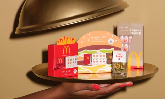Набір для манікюру від McDonald's.Фото: WWD