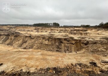 незаконний видобуток піску