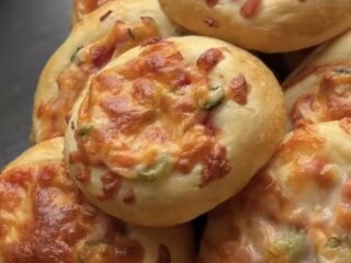 Школьная пицца: фото скрин рецепта