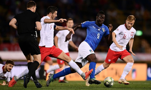 Ліга націй: Італія врятувалася в домашньому матчі з Польщею