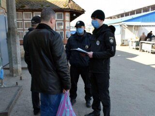 Коронавирус в Украине, фото: Национальная полиция