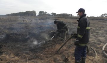 Гектар торфовищ спалахнув на Тернопільщині