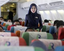 Авиакомпания осуществила первый перелет по законам шариата
