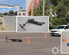 Електросамокати на вулицях міста