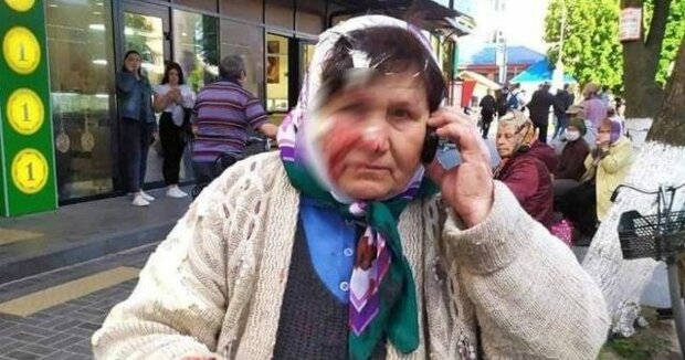 Напад на 64-річну пенсіонерку, фото: Telegram