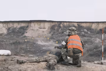 украинские военные, фото с Facebook