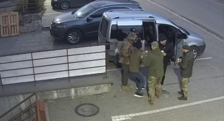 мобилизация в Украине \ скриншот с видео