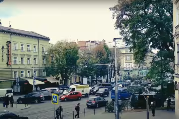 улицы Львова, скриншот из видео