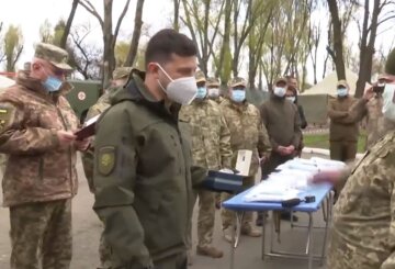 Володимир Зеленський в Донецькій області, фото: прес-служба ОПУ