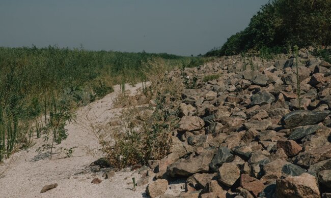 Перетворення Каховського водосховища. Фото:The Guardian