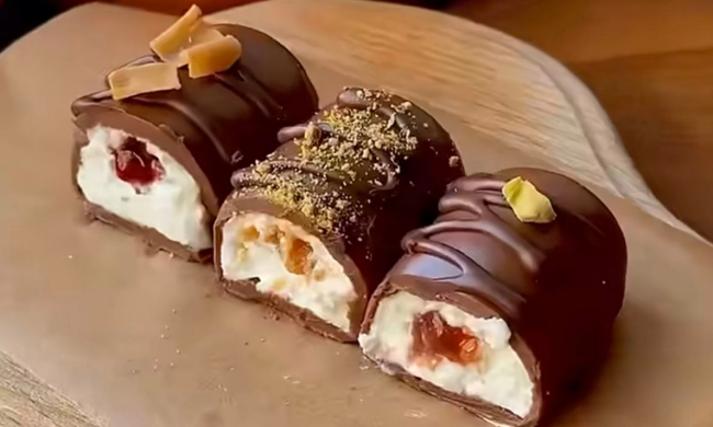 Домашні глазуровані сирки: фото скрін рецепту