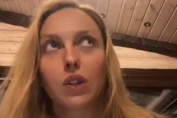 Оля Полякова, скріншот з відео