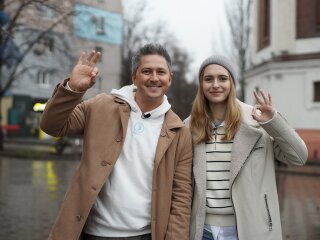 Олександр Педан з донькою Лєрою