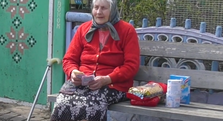Пенсіонерка. Фото: скрін youtube