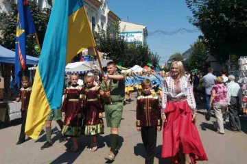 П'яні жлоби побили хлопця і позривали українські прапори зі стін кафе: відео