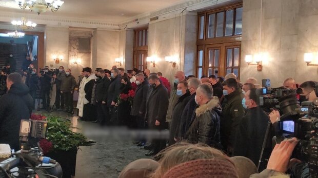 Церемония прощания с погибшими, фото с Днепр Оперативный