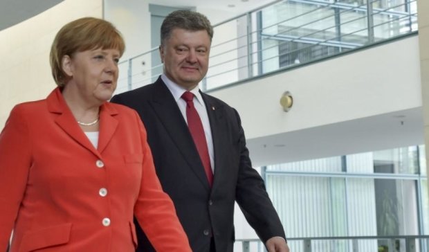 Порошенко привез к  Меркель свою жену