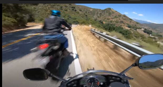 ДТП с мотоциклистом, скриншот