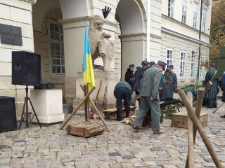 Святкування річниці ЗУНР у Львові, фото: Варта1